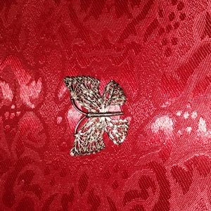 Vintage Signed ODI Figural Filigree Sterling Silver Butterfly Pin Brooch